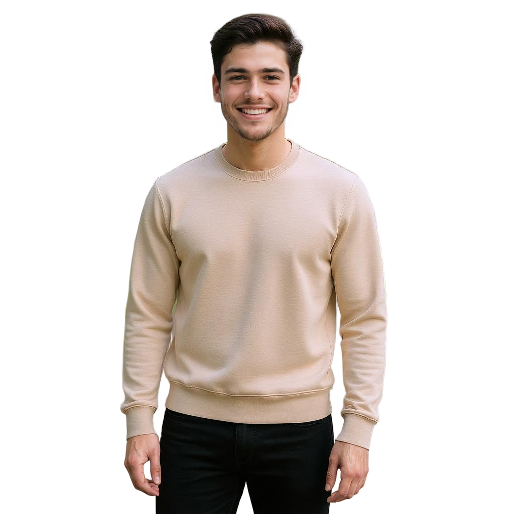 Relaxed Fit Brown Sweatshirt
