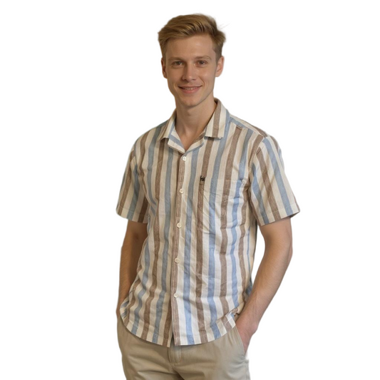 Short Sleeve Striped Shirt