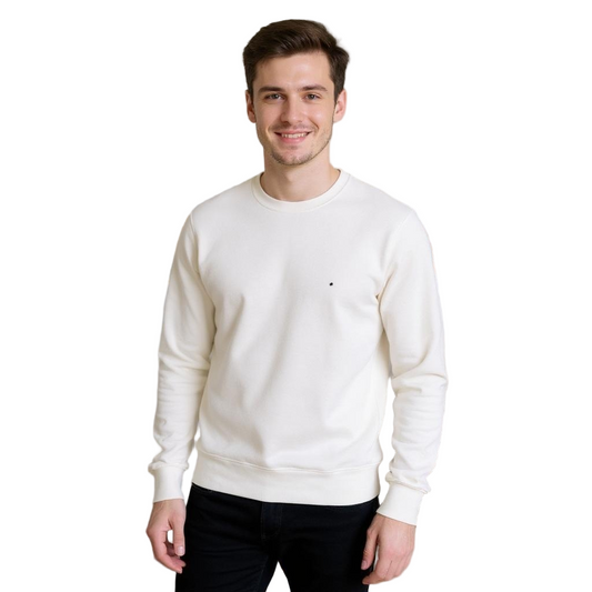 Full Sleeve Beige Sweatshirt
