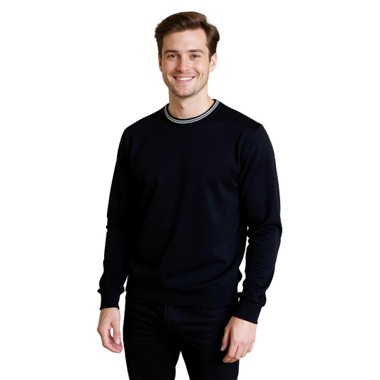 Full Sleeve Black Sweatshirt