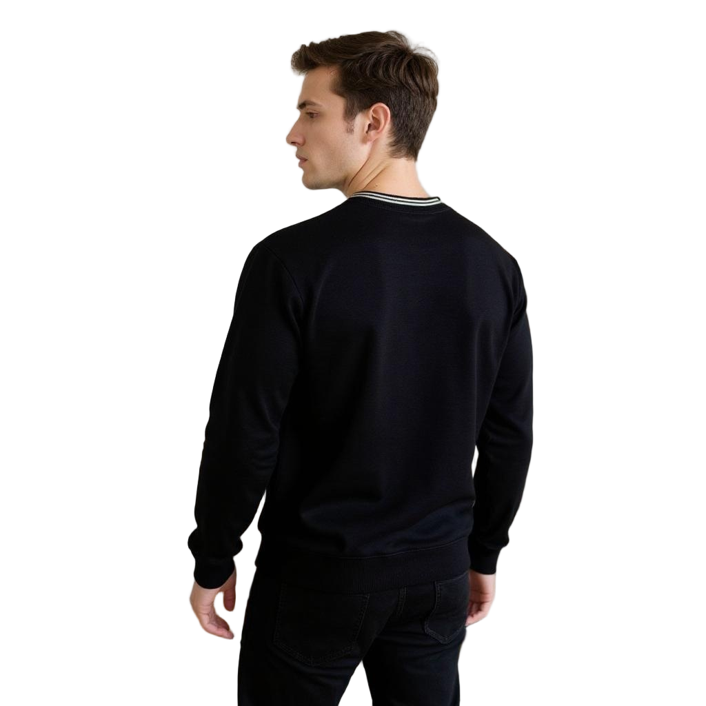 Full Sleeve Black Sweatshirt