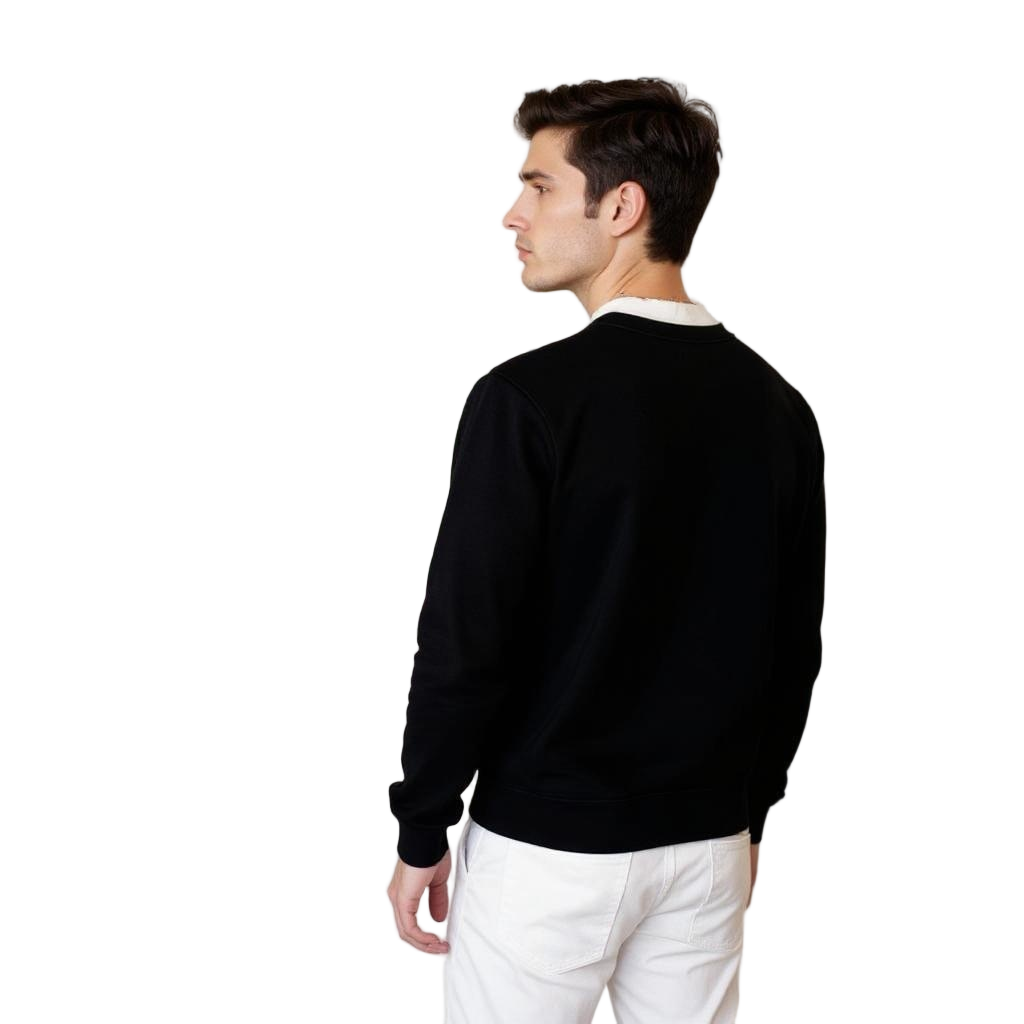 Black Full Sleeve Sweatshirt
