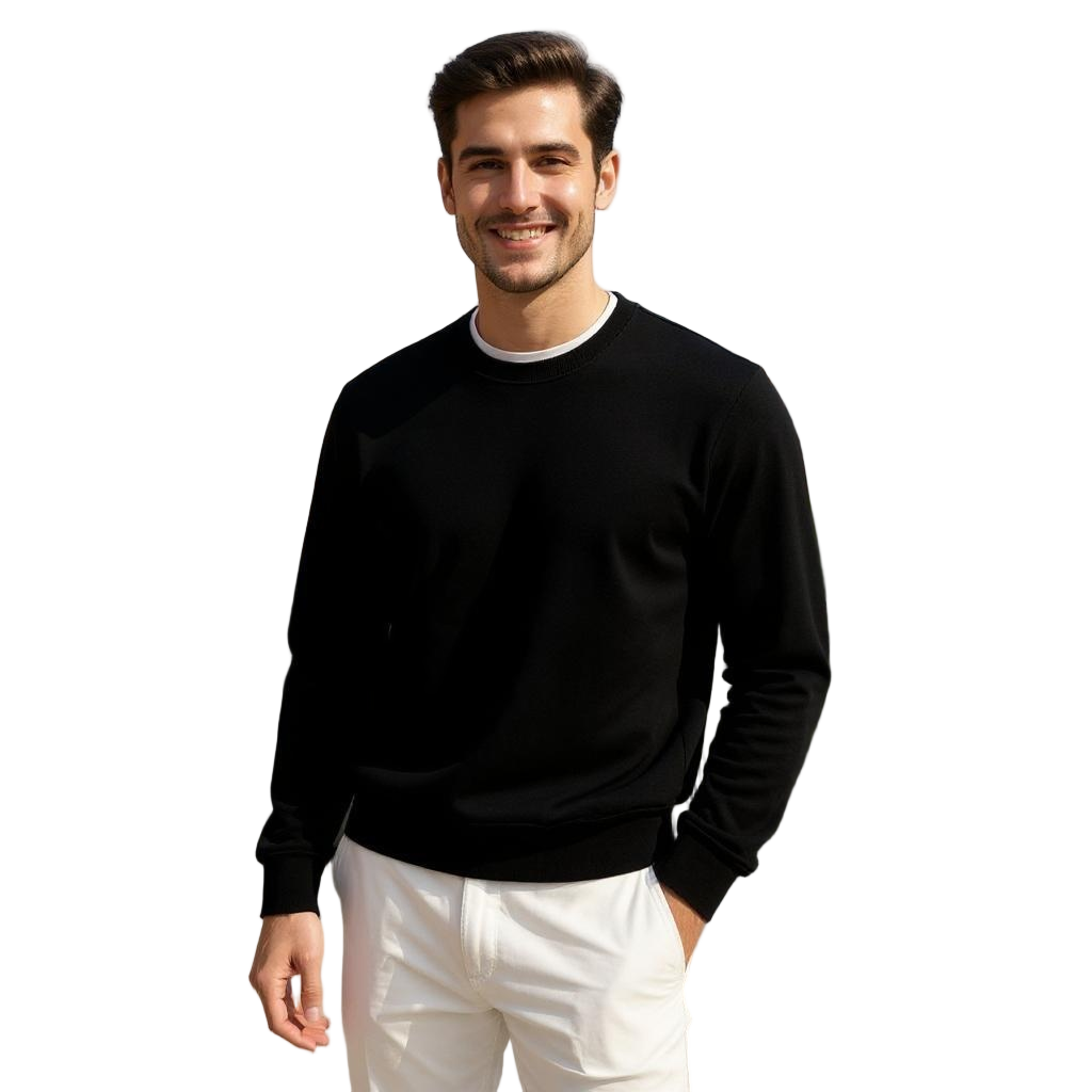 Black Full Sleeve Sweatshirt